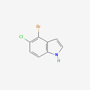 molecular formula C8H5BrClN B3089281 4-bromo-5-chloro-1H-indole CAS No. 1191028-48-4