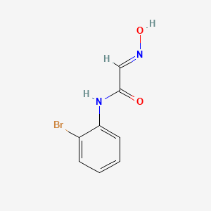 molecular formula C8H7BrN2O2 B3089291 (2E)-N-(2-bromophenyl)-2-(hydroxyimino)acetamide CAS No. 1191245-18-7