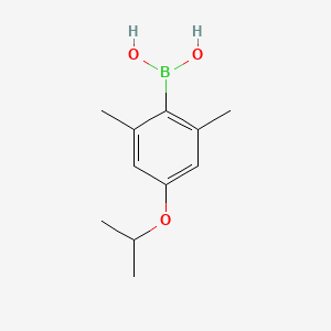 molecular formula C11H17BO3 B3089334 2,6-Dimethyl-4-isopropoxyphenylboronic acid CAS No. 1192107-41-7