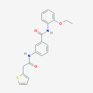 molecular formula C21H20N2O3S B308939 N-(2-ethoxyphenyl)-3-[(2-thienylacetyl)amino]benzamide 