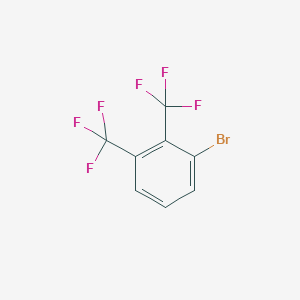 molecular formula C8H3BrF6 B3089392 1-Bromo-2,3-bis(trifluoromethyl)benzene CAS No. 1192548-06-3