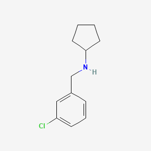 N-[(3-chlorophenyl)methyl]cyclopentanamine