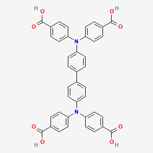 molecular formula C40H28N2O8 B3089421 N,N,N',N'-四(4-羧基苯基)联苯-4,4'-二胺 CAS No. 1193093-31-0