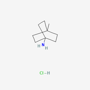 molecular formula C9H18ClN B3089470 4-Methylbicyclo[2.2.2]octan-1-amine hydrochloride CAS No. 1194-43-0