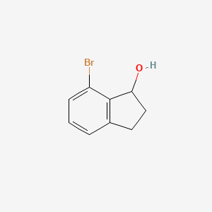 molecular formula C9H9BrO B3089545 7-溴-2,3-二氢-1H-茚满-1-醇 CAS No. 1196049-18-9