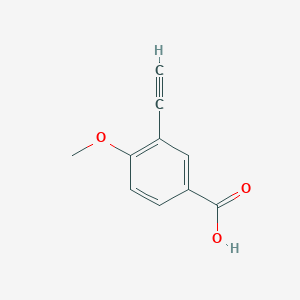 molecular formula C10H8O3 B3089725 3-Ethynyl-4-methoxybenzoic acid CAS No. 1197358-11-4
