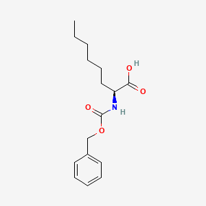 molecular formula C16H23NO4 B3089756 N-(Benzyloxycarbonyl)-3-pentyl-L-alanine CAS No. 119817-31-1