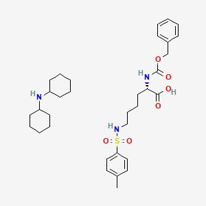 molecular formula C33H49N3O6S B3089775 Z-Lys(tos)-OH dcha CAS No. 119853-37-1