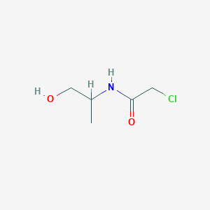B3089797 2-chloro-N-(1-hydroxypropan-2-yl)acetamide CAS No. 119907-19-6