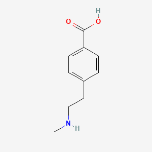 molecular formula C10H13NO2 B3089816 4-(2-(Methylamino)ethyl)benzoic acid CAS No. 1199775-41-1