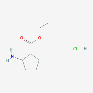 molecular formula C8H16ClNO2 B3089829 2-氨基环戊烷甲酸乙酯盐酸盐 CAS No. 119993-56-5