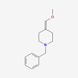 molecular formula C14H19NO B3089836 1-Benzyl-4-(methoxymethylene)piperidine CAS No. 120014-33-7