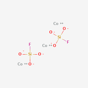 molecular formula Co3F2O6Si2 B3089897 Cobalt(2+);fluoro(trioxido)silane CAS No. 12021-67-9