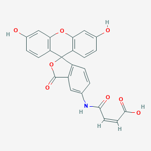molecular formula C24H15NO8 B030899 Fluoresceinamine Maleic Acid Monoamide CAS No. 75900-74-2