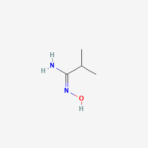 molecular formula C4H10N2O B3089935 (Z)-N'-Hydroxyisobutyrimidamide CAS No. 1202858-97-6
