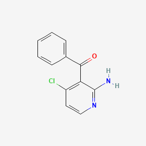 molecular formula C12H9ClN2O B3089946 (2-Amino-4-chloropyridin-3-yl)(phenyl)methanone CAS No. 1203510-05-7