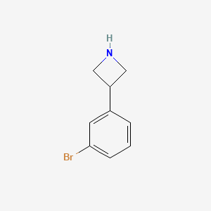 molecular formula C9H10BrN B3089969 3-(3-Bromophenyl)azetidine CAS No. 1203681-56-4