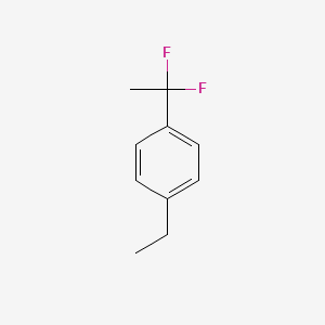 molecular formula C10H12F2 B3090024 1-(1,1-Difluoroethyl)-4-ethylbenzene CAS No. 1204295-54-4