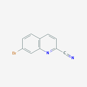 molecular formula C10H5BrN2 B3090037 7-Bromoquinoline-2-carbonitrile CAS No. 1204334-26-8