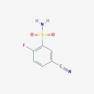 5-Cyano-2-fluorobenzenesulfonamide