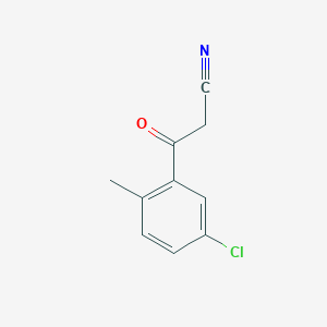 3-(5-Chloro-2-methylphenyl)-3-oxopropanenitrile
