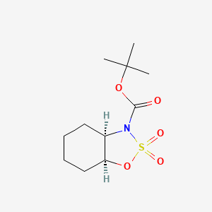 (R,S)-Hexahydro-3H-1,2,3-benzoxathiazole-2,2-dioxide-3-carboxylic acid t-butyl ester