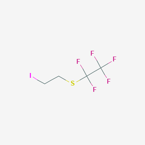 1,1,1,2,2-Pentafluoro-2-(2-iodo-ethylsulfanyl)-ethane