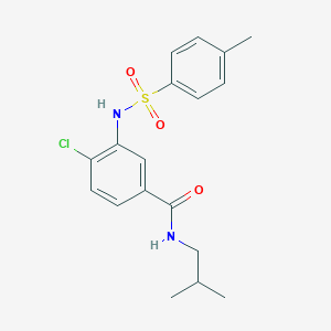 4-chloro-N-isobutyl-3-{[(4-methylphenyl)sulfonyl]amino}benzamide