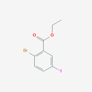 molecular formula C9H8BrIO2 B3090183 2-溴-5-碘苯甲酸乙酯 CAS No. 1208075-44-8