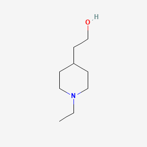 molecular formula C9H19NO B3090217 2-(1-Ethylpiperidin-4-yl)ethan-1-ol CAS No. 1208367-88-7