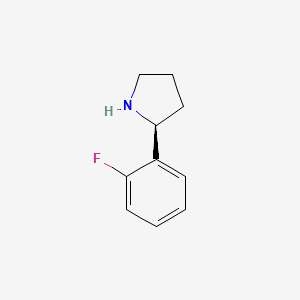 molecular formula C10H12FN B3090351 (s)-2-(2-氟苯基)吡咯烷 CAS No. 1211109-18-0