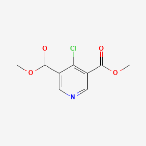 molecular formula C9H8ClNO4 B3090394 Dimethyl 4-chloropyridine-3,5-dicarboxylate CAS No. 1211511-59-9