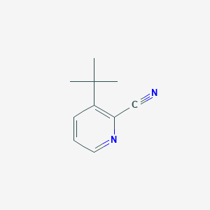 molecular formula C10H12N2 B3090408 3-(tert-Butyl)picolinonitrile CAS No. 1211518-46-5