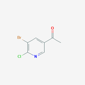 1-(5-Bromo-6-chloropyridin-3-yl)ethanone