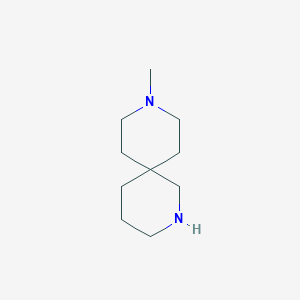 molecular formula C10H20N2 B3090478 9-Methyl-2,9-diazaspiro[5.5]undecane CAS No. 1211582-98-7