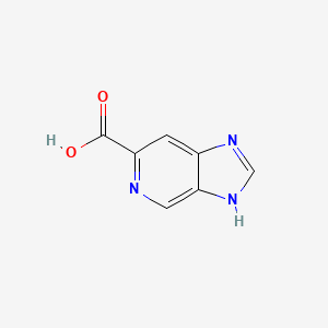 molecular formula C7H5N3O2 B3090491 3h-Imidazo[4,5-c]pyridine-6-carboxylic acid CAS No. 1211590-38-3