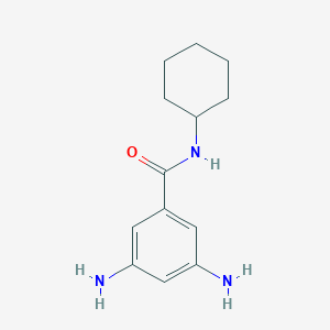 3,5-diamino-N-cyclohexylbenzamide