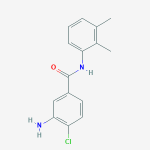 molecular formula C15H15ClN2O B309055 3-amino-4-chloro-N-(2,3-dimethylphenyl)benzamide 