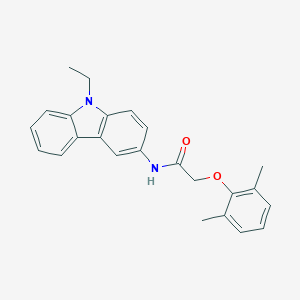 molecular formula C24H24N2O2 B309063 2-(2,6-dimethylphenoxy)-N-(9-ethyl-9H-carbazol-3-yl)acetamide 