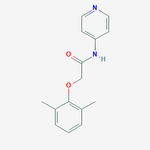 molecular formula C15H16N2O2 B309064 2-(2,6-dimethylphenoxy)-N-(4-pyridinyl)acetamide 