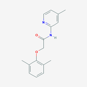 molecular formula C16H18N2O2 B309066 2-(2,6-dimethylphenoxy)-N-(4-methyl-2-pyridinyl)acetamide 