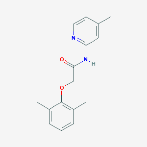 2-(2,6-dimethylphenoxy)-N-(4-methyl-2-pyridinyl)acetamide