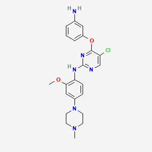 4-(3-Aminophenoxy)-5-chloro-n-(2-methoxy-4-(4-methylpiperazin-1-yl)phenyl)pyrimidin-2-amine