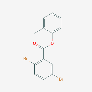 molecular formula C14H10Br2O2 B309073 2-Methylphenyl 2,5-dibromobenzoate 