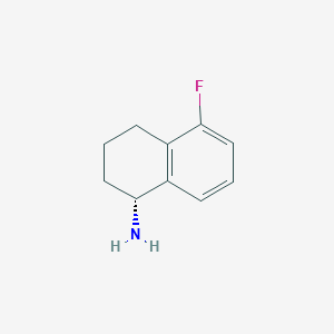 molecular formula C10H12FN B3090766 (R)-5-氟代-1,2,3,4-四氢萘-1-胺 CAS No. 1213646-12-8