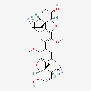 molecular formula C36H40N2O6 B3090790 2,2'-Biscodeine CAS No. 121395-47-9