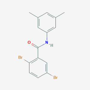 molecular formula C15H13Br2NO B309081 2,5-dibromo-N-(3,5-dimethylphenyl)benzamide 