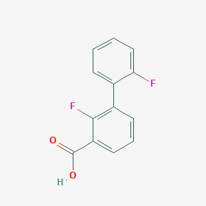 molecular formula C13H8F2O2 B3090884 2',2-Difluorobiphenyl-3-carboxylic acid CAS No. 1214352-43-8