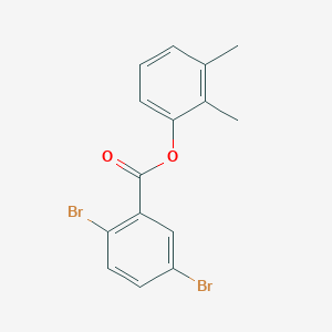 molecular formula C15H12Br2O2 B309089 2,3-Dimethylphenyl 2,5-dibromobenzoate 