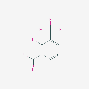 1-(Difluoromethyl)-2-fluoro-3-(trifluoromethyl)benzene